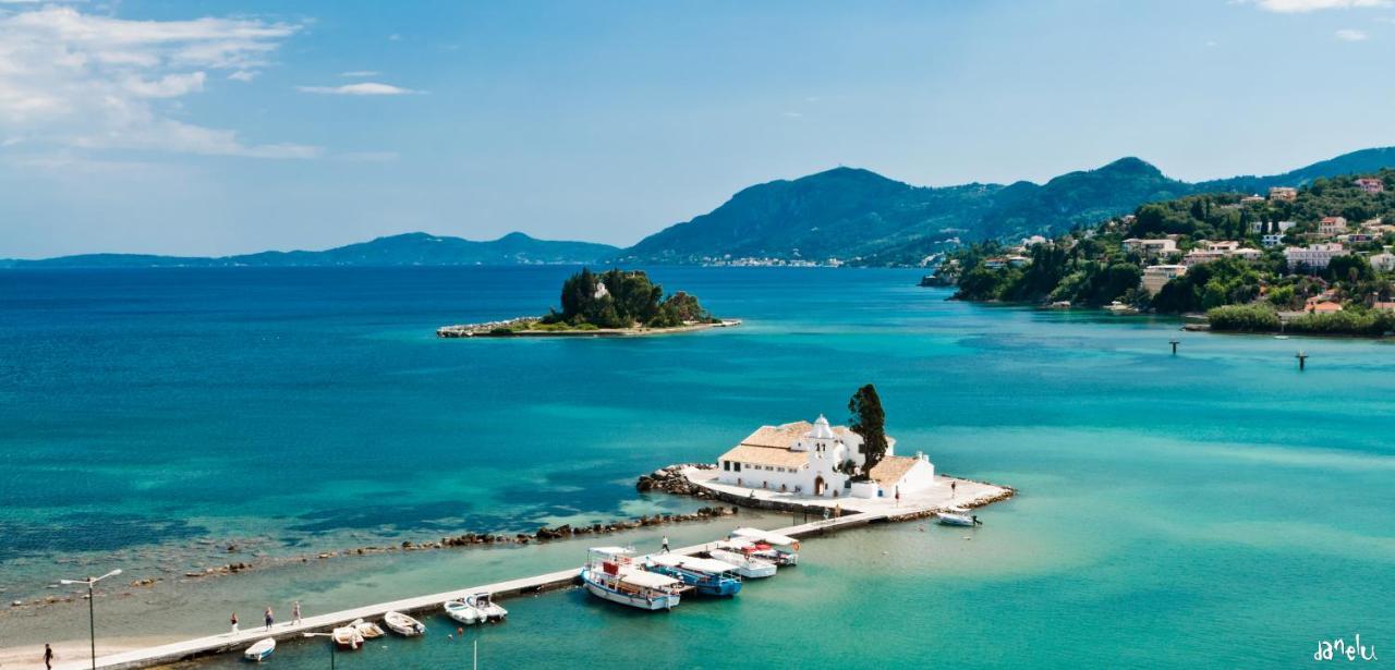 Pinia Studio By Corfuescapes Corfu  Luaran gambar